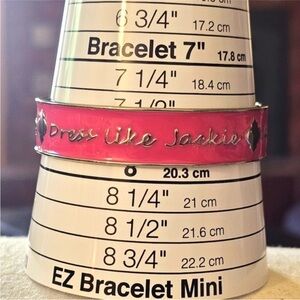 Dress Like Jackie Pink Bracelet